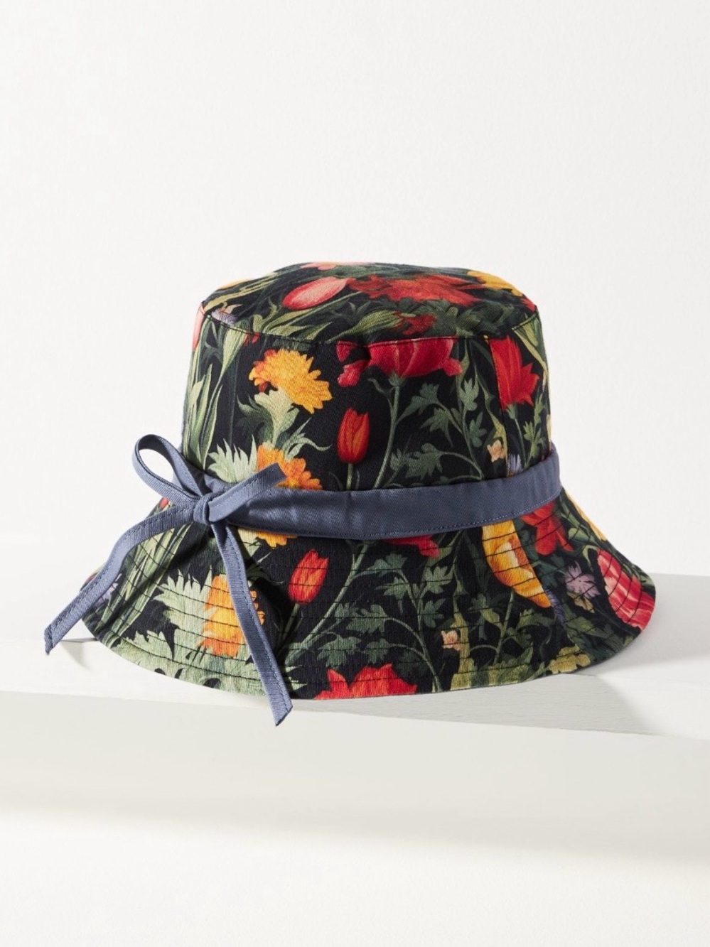 Anthropologie x Gola Floral Bucket Bow Hat